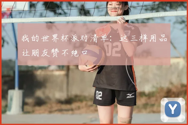 我的世界杯派对清单:这三样用品让朋友赞不绝口